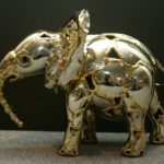 Silber Elefant