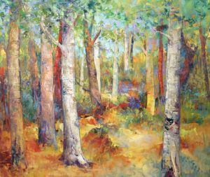 Gemälde Wald